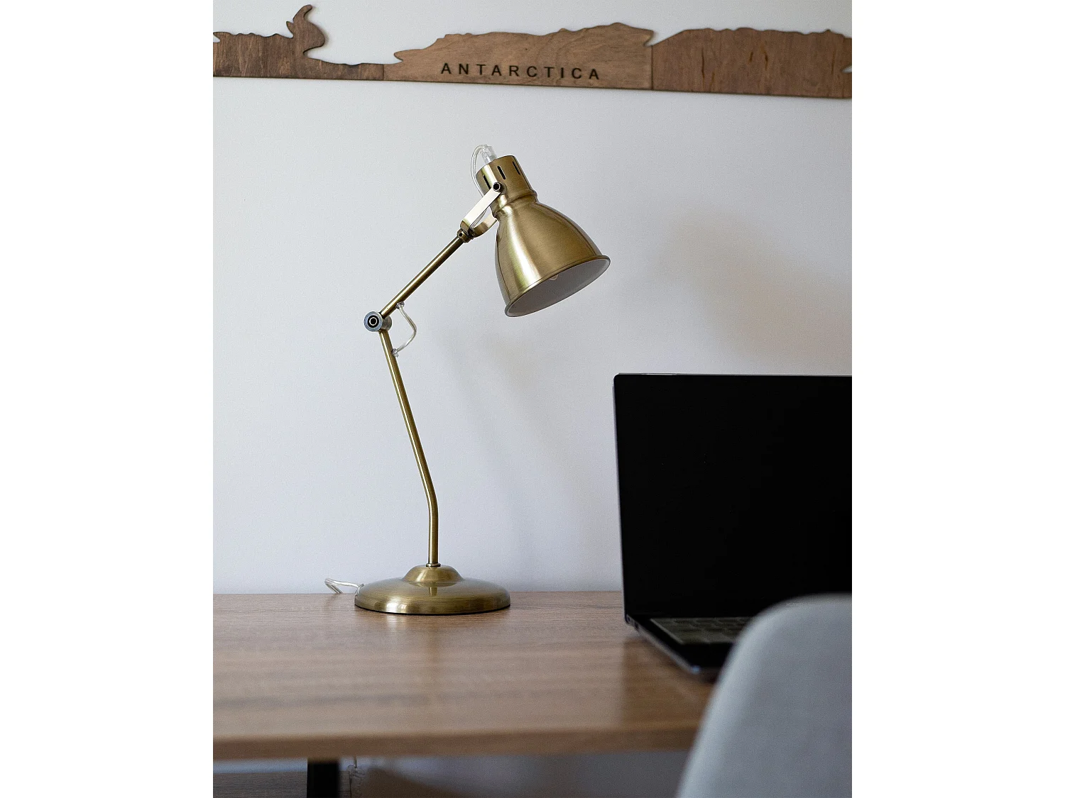 Lampe de bureau MONSAN Réglable Métal Laiton