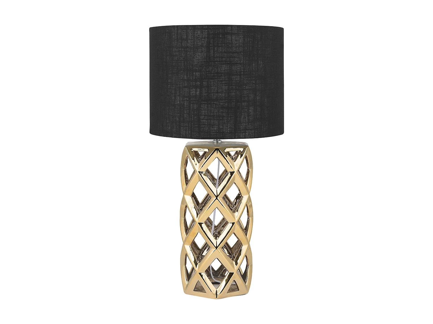 Lámpara de mesa SELJA Cerámica Dorado