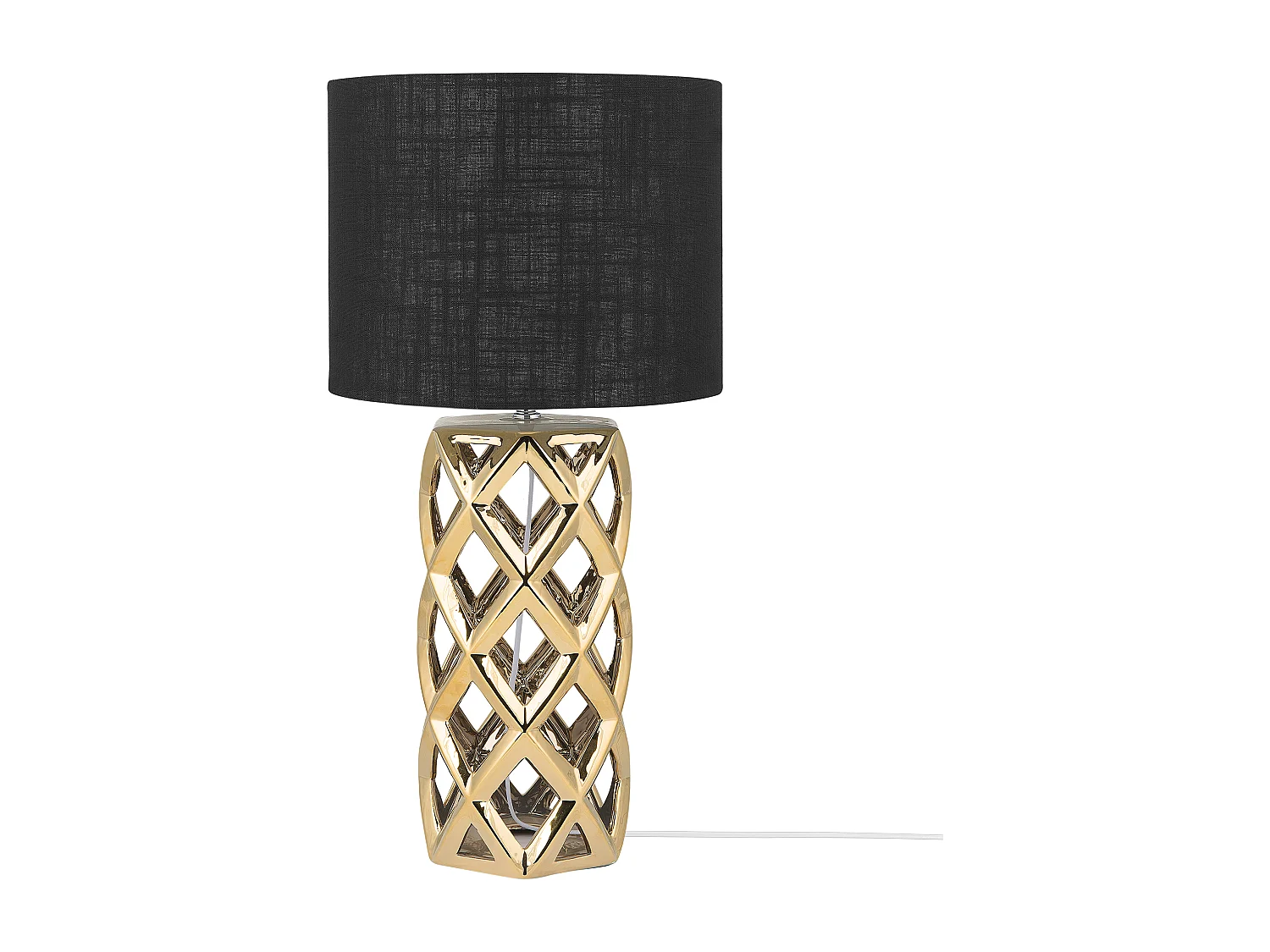 Lámpara de mesa SELJA Cerámica Dorado