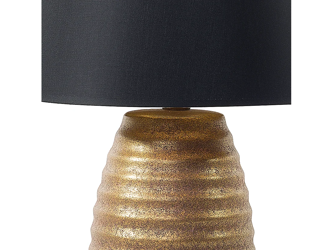 Candeeiro de mesa EBRO Porcelana Dourado