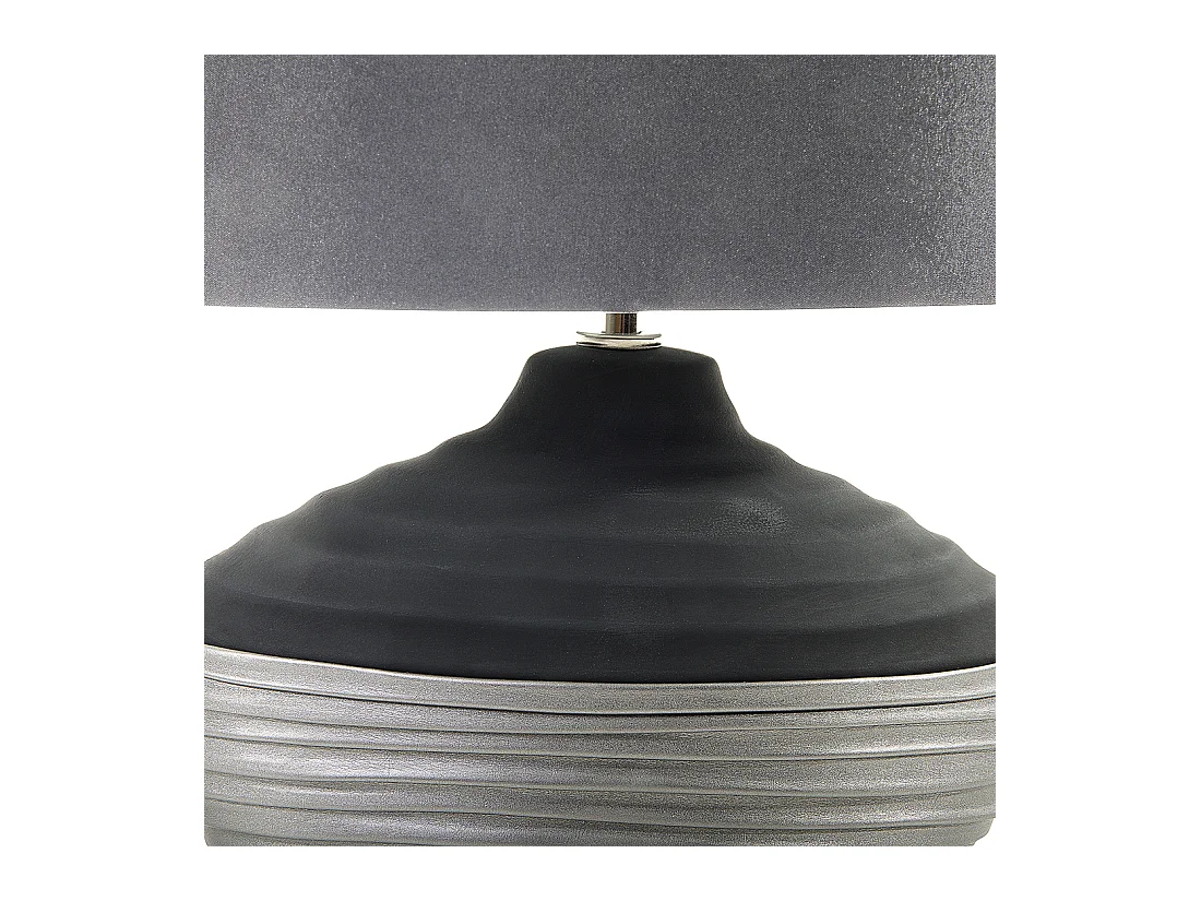 Lampe à poser LIMA Porcelaine Gris foncé