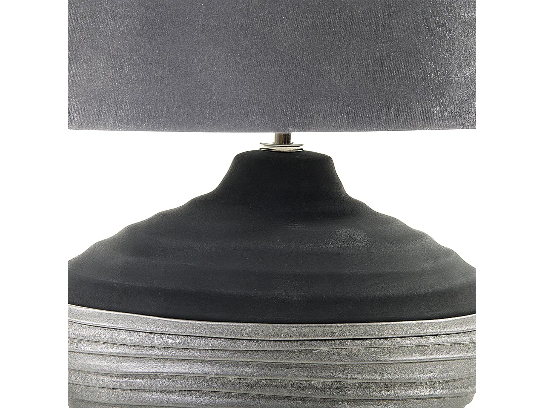 Lampe à poser LIMA Porcelaine Gris foncé
