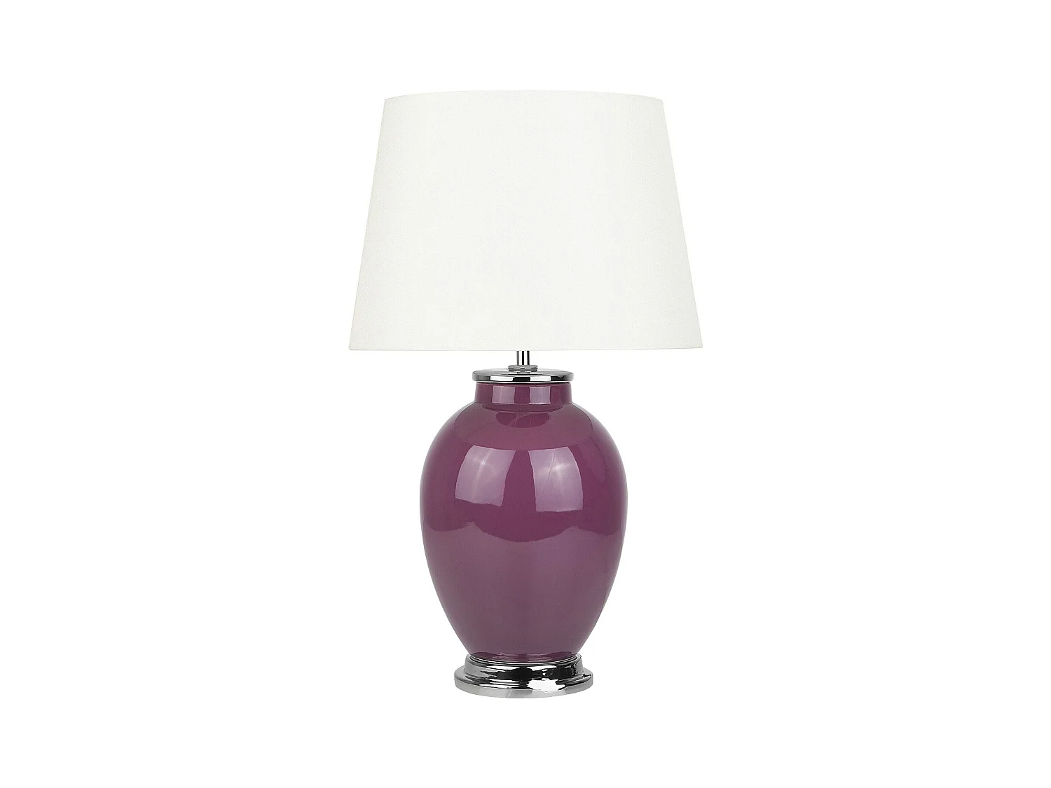 Lampe à poser BRENTA Céramique Pourpre