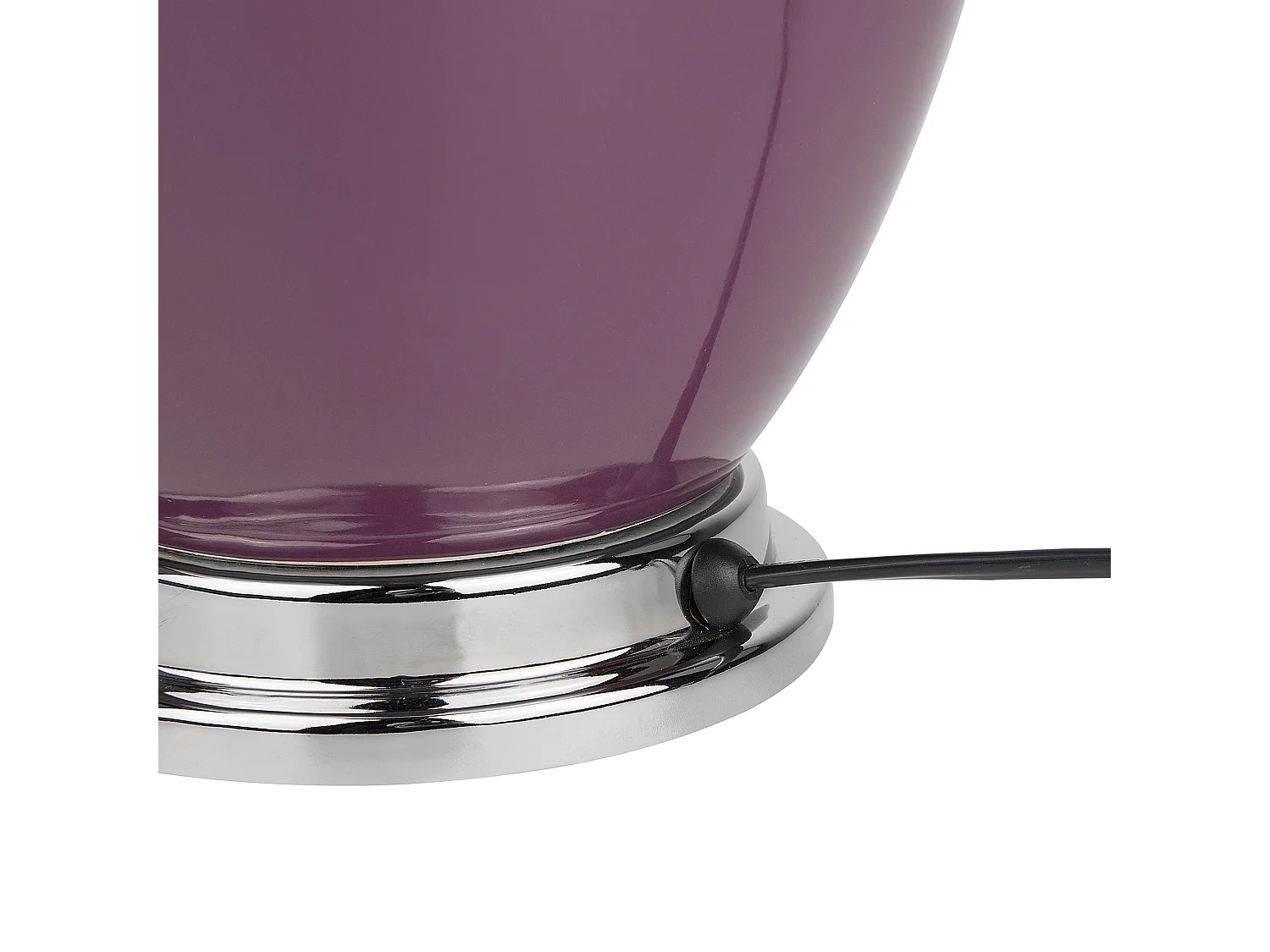 Lampe à poser BRENTA Céramique Pourpre