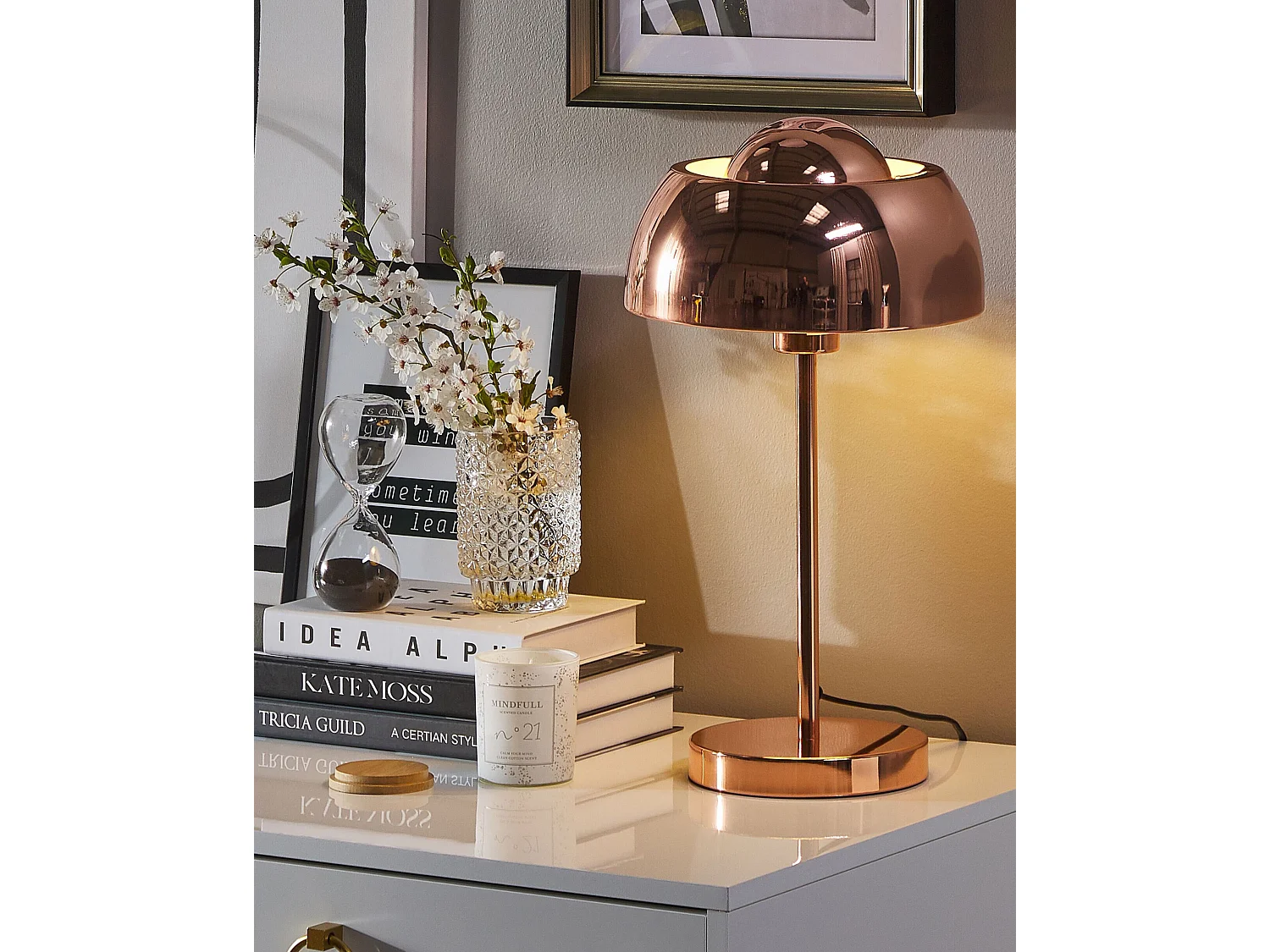 Tafellamp SENETTE Metaal Koper