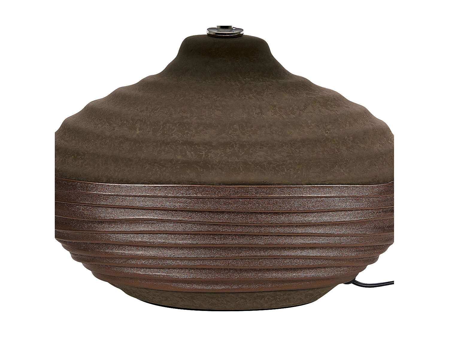 Lampe à poser LIMA Porcelaine Marron