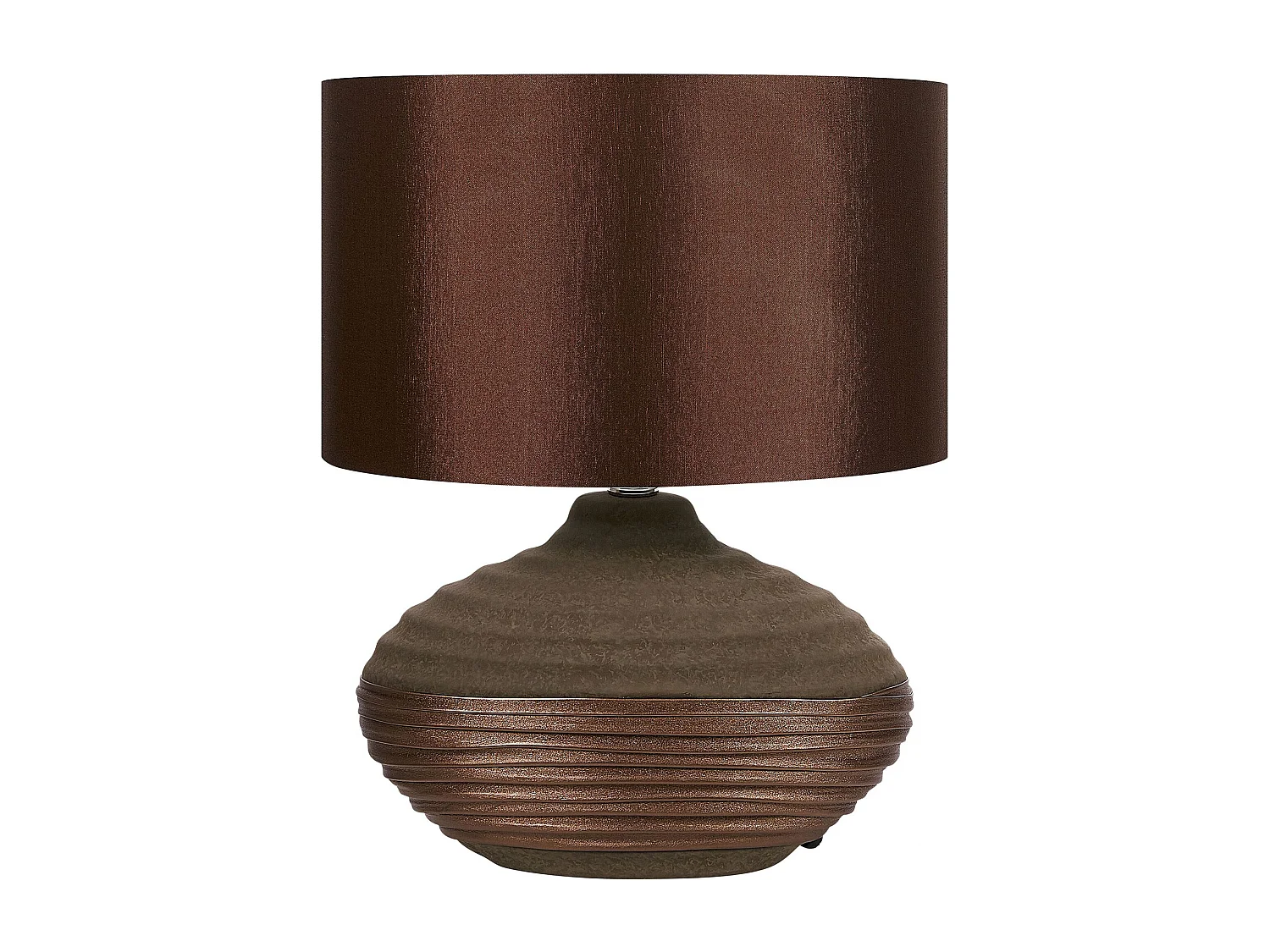 Lampe à poser LIMA Porcelaine Marron