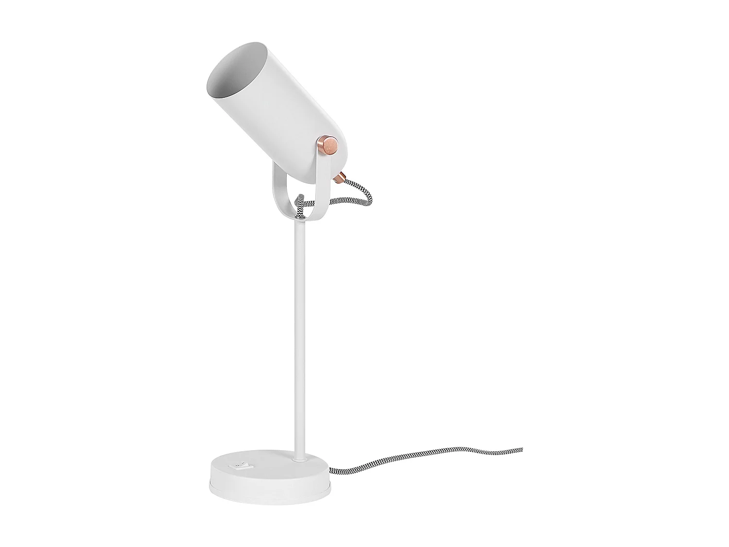 Lampe de bureau TYRIA Réglable Métal Blanc