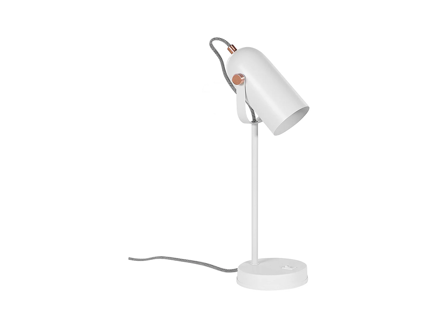 Lampe de bureau TYRIA Réglable Métal Blanc