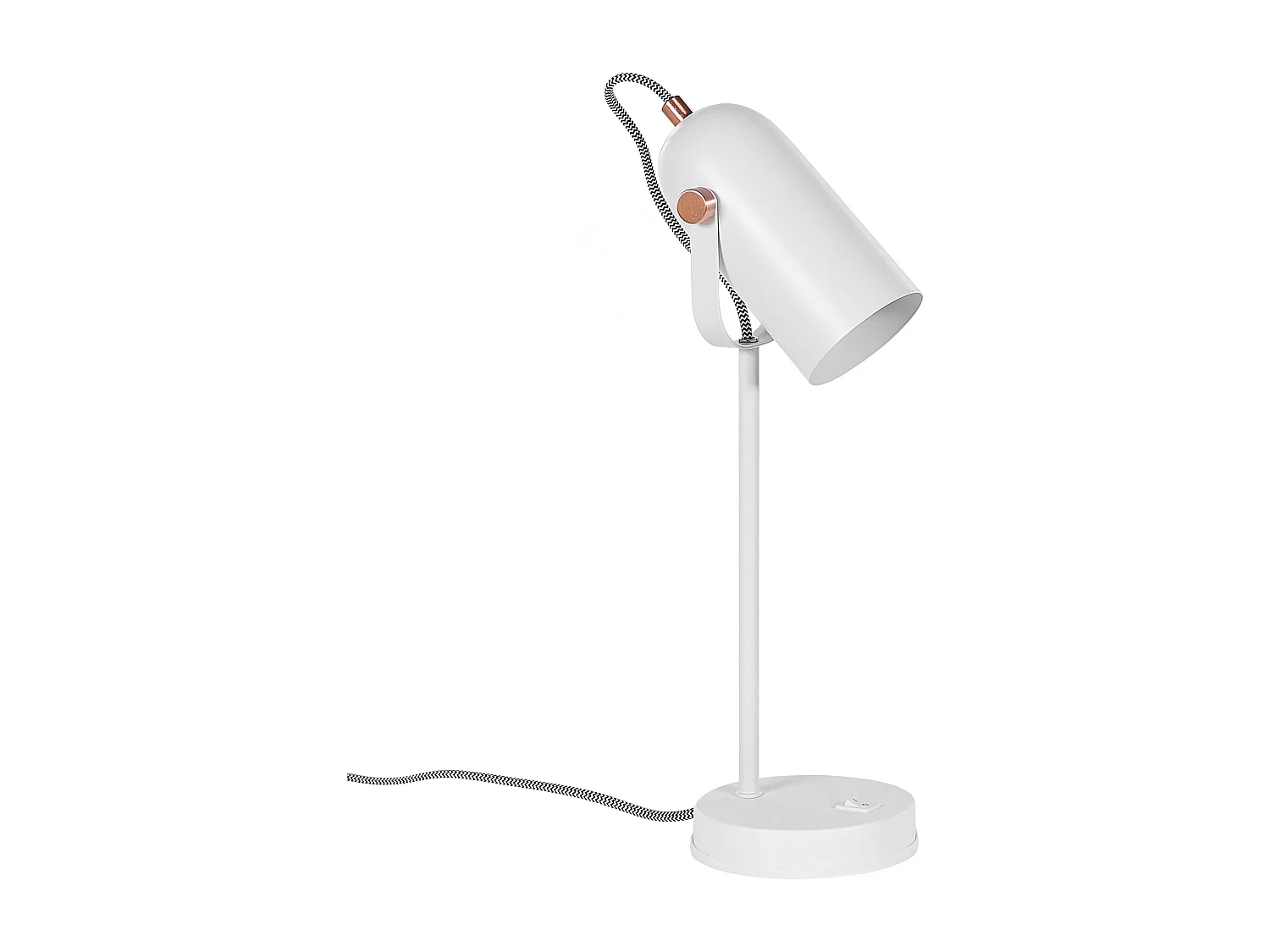Lampe de bureau TYRIA Réglable Métal Blanc