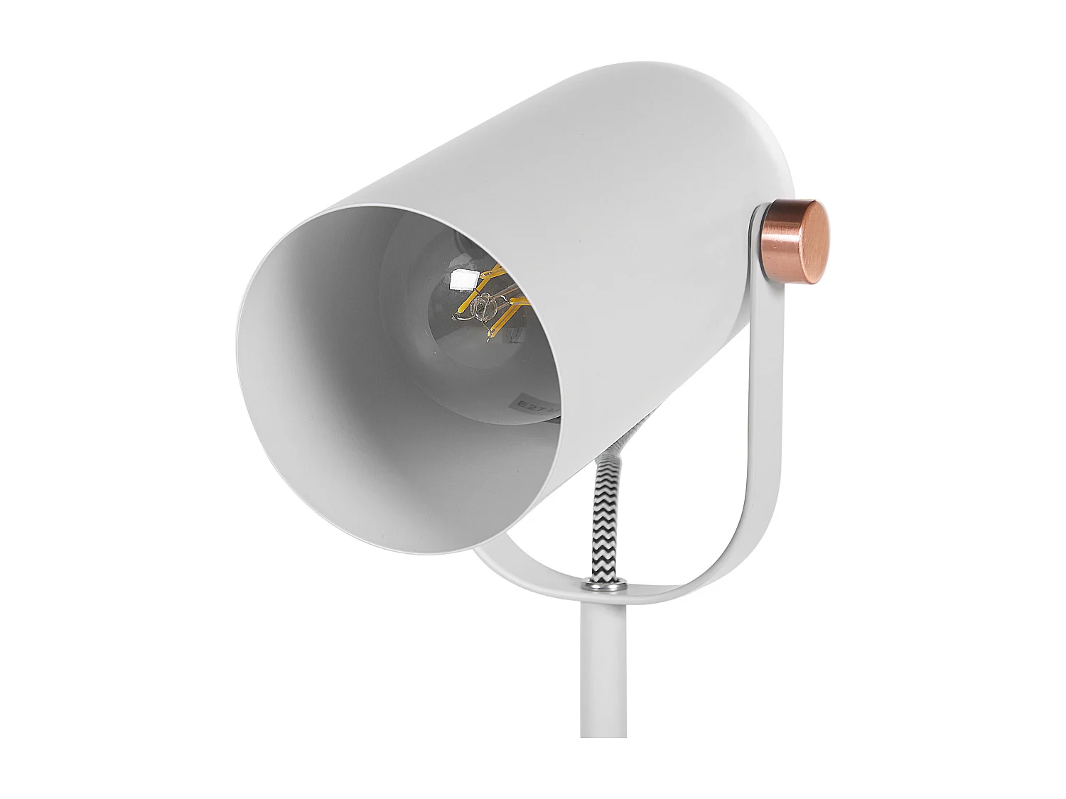 Lampe de bureau TYRIA Réglable Métal Blanc