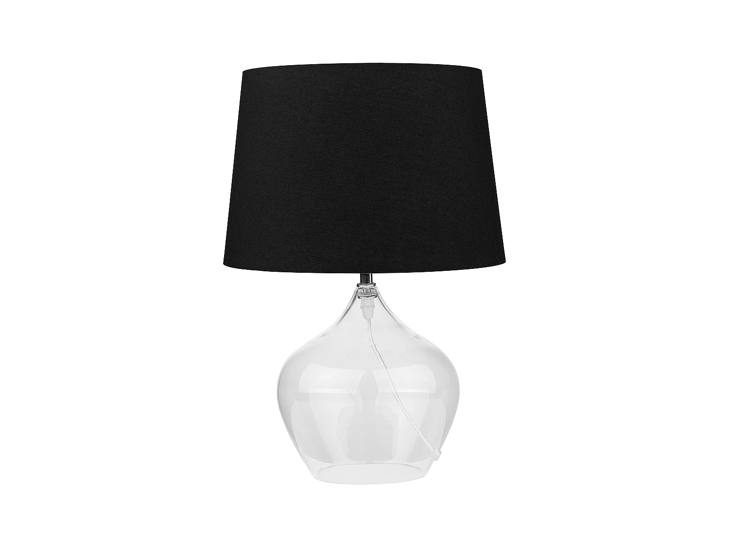 Tischleuchte OSUM Glas Schwarz