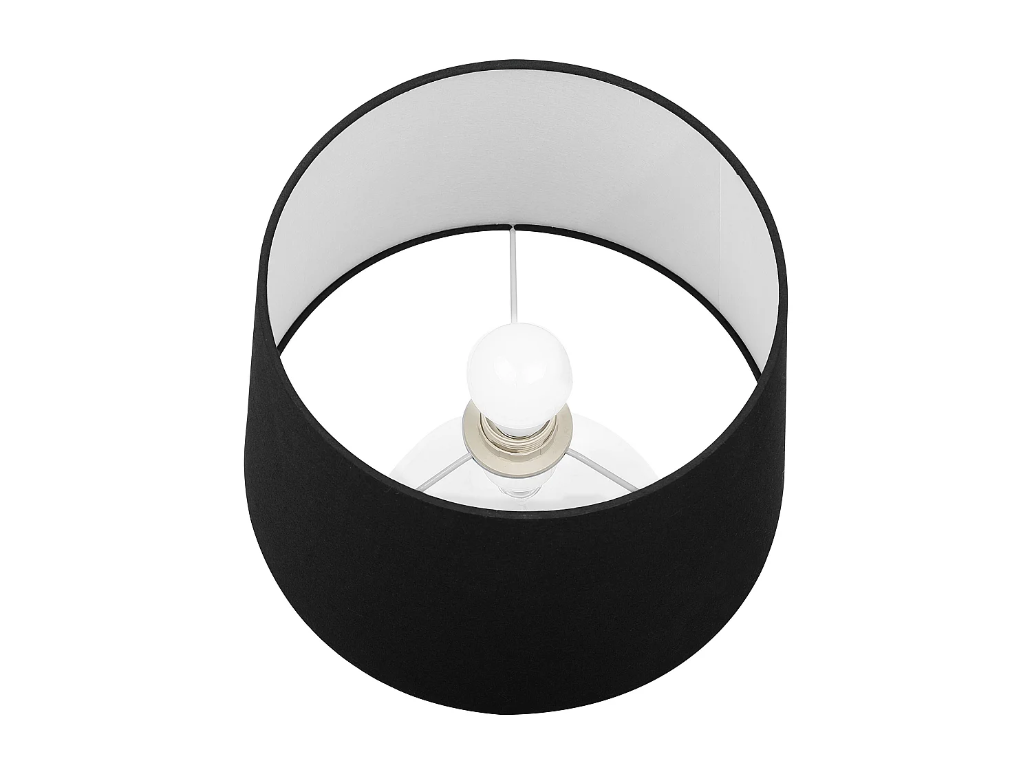 Lámpara de mesa OSUM Vidrio Negro