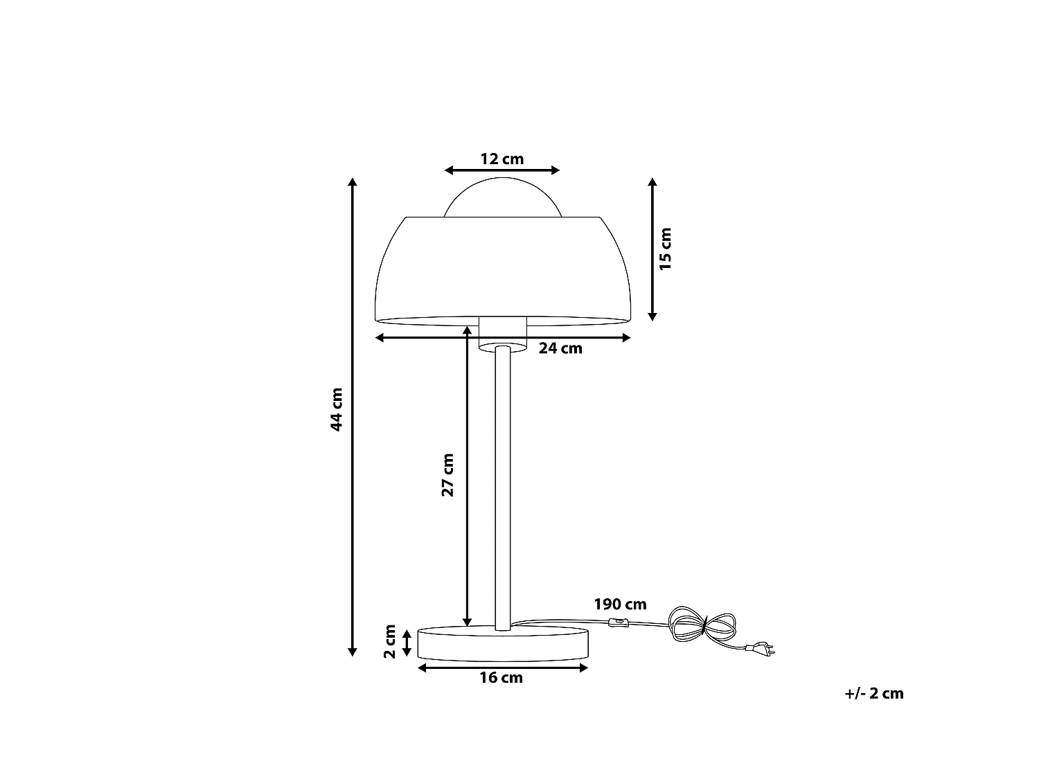 Lampe à poser SENETTE Métal Argenté