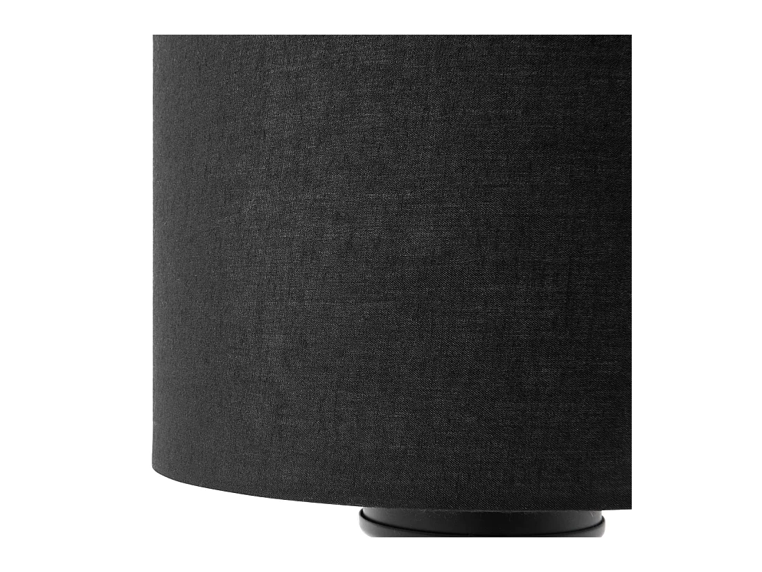 Tischlampe Schwarz 2er Set 40 cm drei Beine skandinavisch Tobol