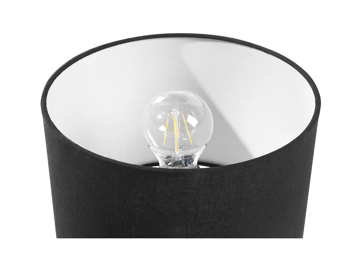 Tischlampe Schwarz 2er Set 40 cm drei Beine skandinavisch Tobol