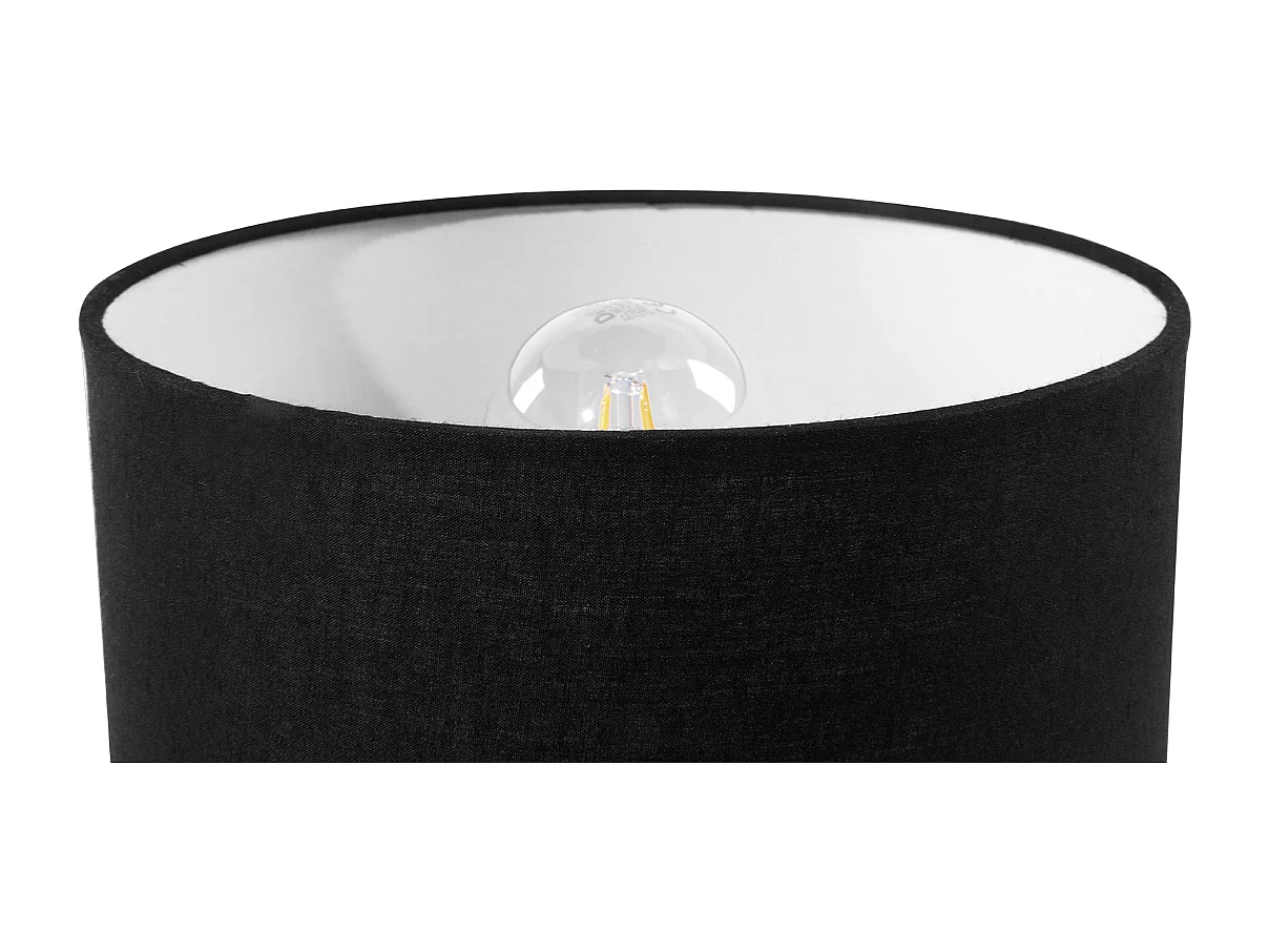 Set di 2 lampade da tavolo TOBOL Legno di frassino Nero