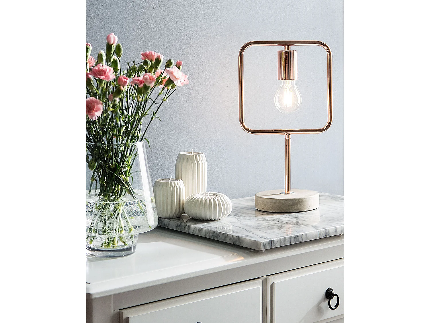 Lampe à poser MUNDO Métal Cuivré