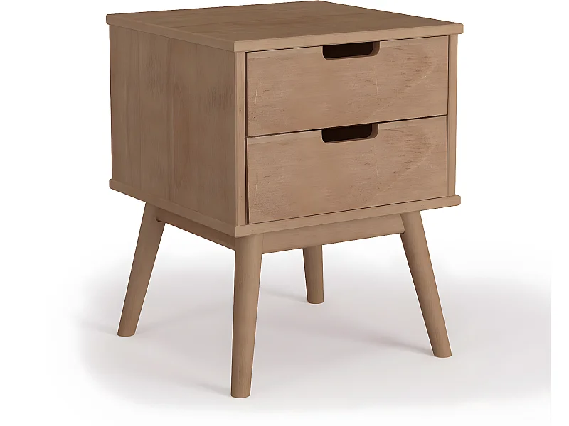 Nachttisch Bali 2 Schublade Farbe Wachs