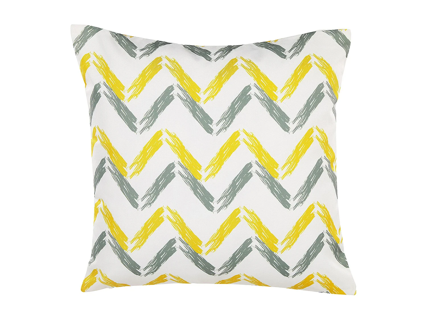 Conjunto de 2 almofadas de jardim AFFILE Padrão chevrón 45 x 45 cm Multicolor