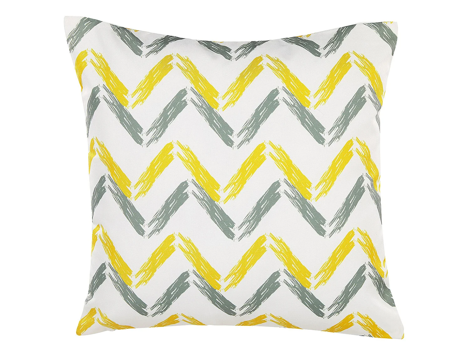 Set van 2 tuinkussens AFFILE Chevron patroon 45 x 45 cm Multicolor