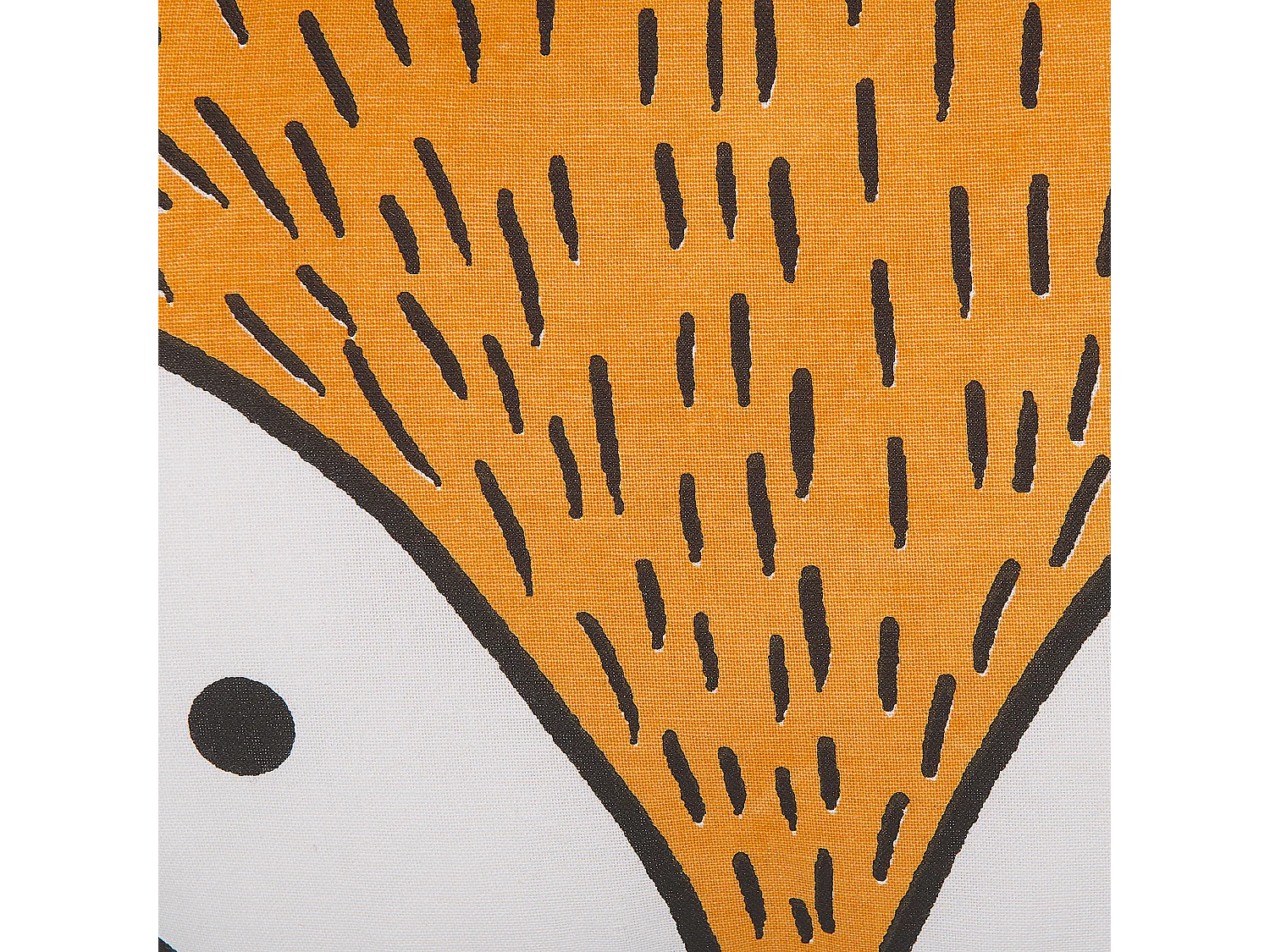 Cojín naranja motivo zorro 50 x 40 cm VADODARA