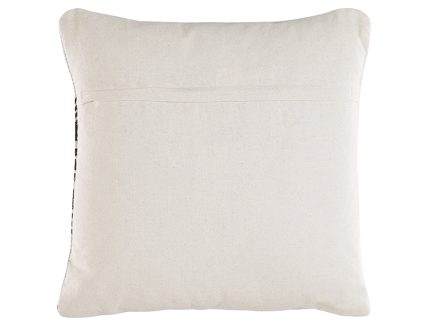 Set di 2 cuscini ANDIRIN Cotone 45 x 45 cm Nero Trama geometrica