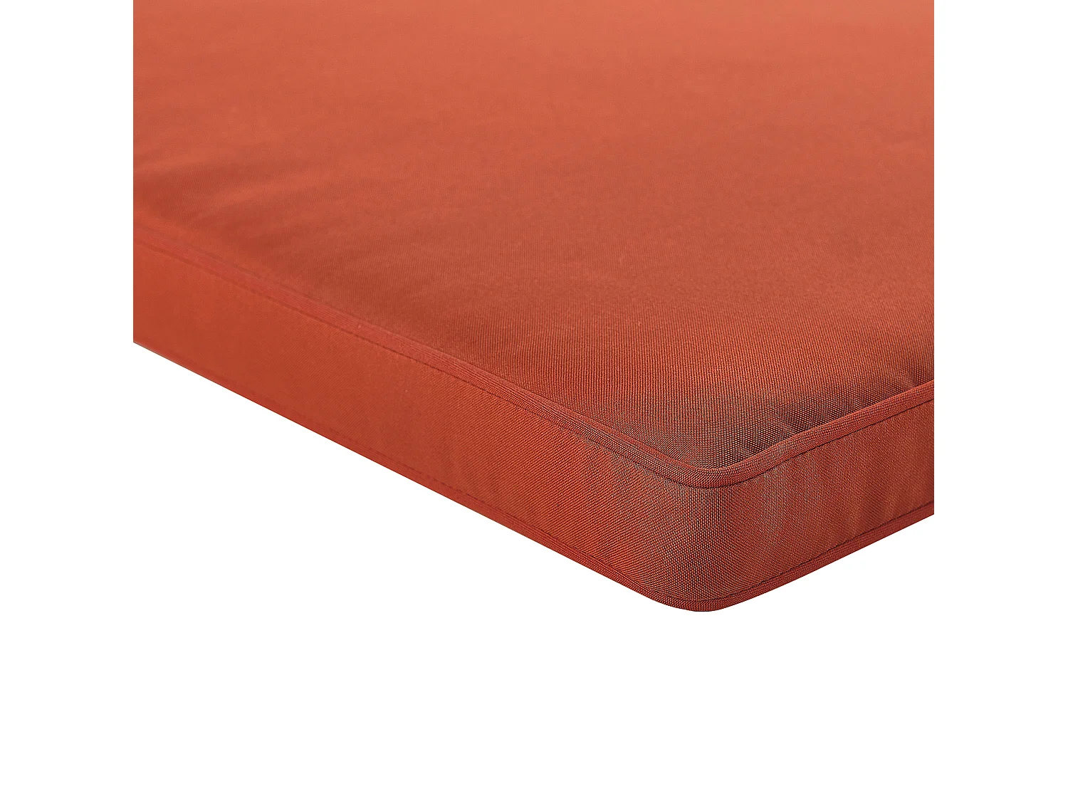 Auflage für Gartenbank Sovana 108 cm rot mit Befestigung Reißverschluss Modern