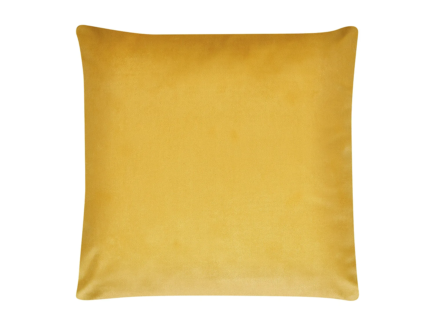 Dekokissen mit Füllung 2er Set gelb / gold geometrisch Samtstoff 45x45 cm Pinus