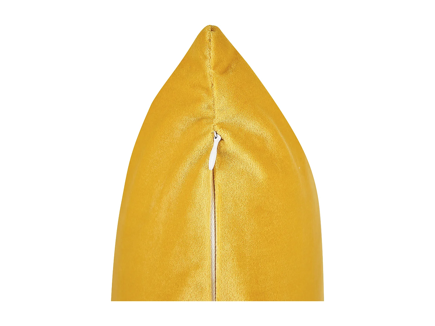 Set di 2 cuscini PINUS Velluto 45 x 45 cm Giallo Trama geometrica