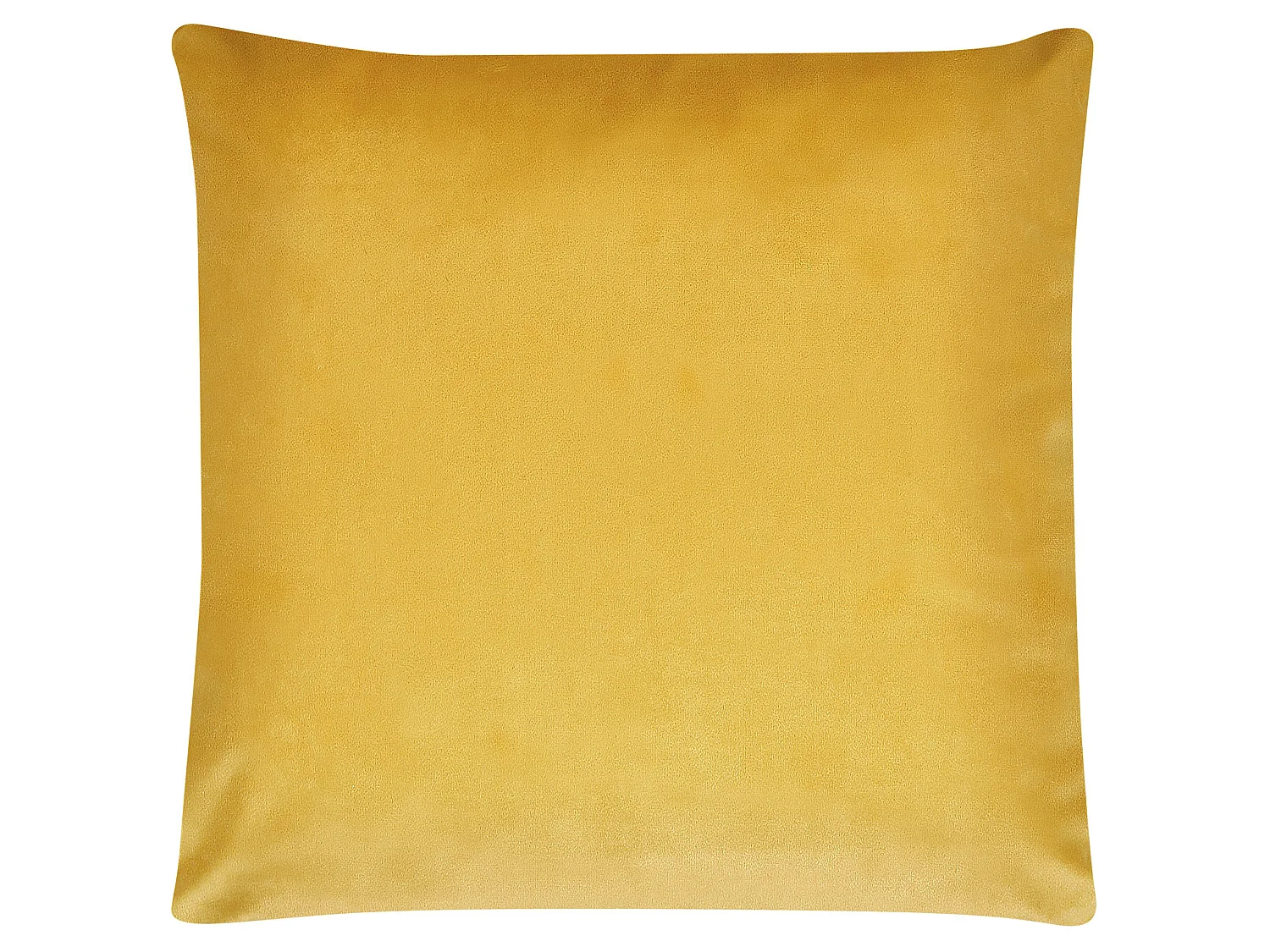 Lot de 2 coussins décoratifs PINUS Velours 45 x 45 cm Jaune Motif géométrique