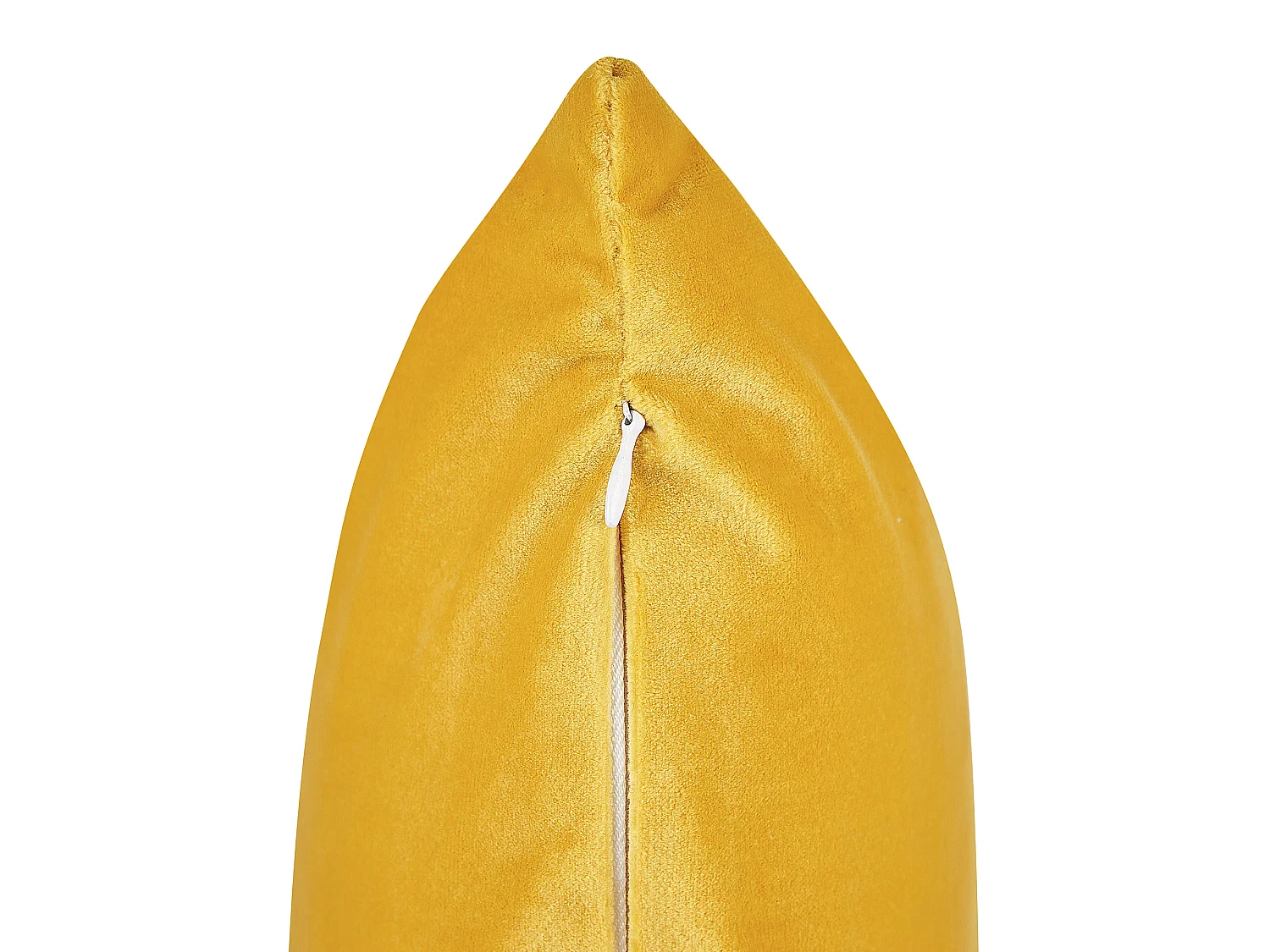Lot de 2 coussins décoratifs PINUS Velours 45 x 45 cm Jaune Motif géométrique