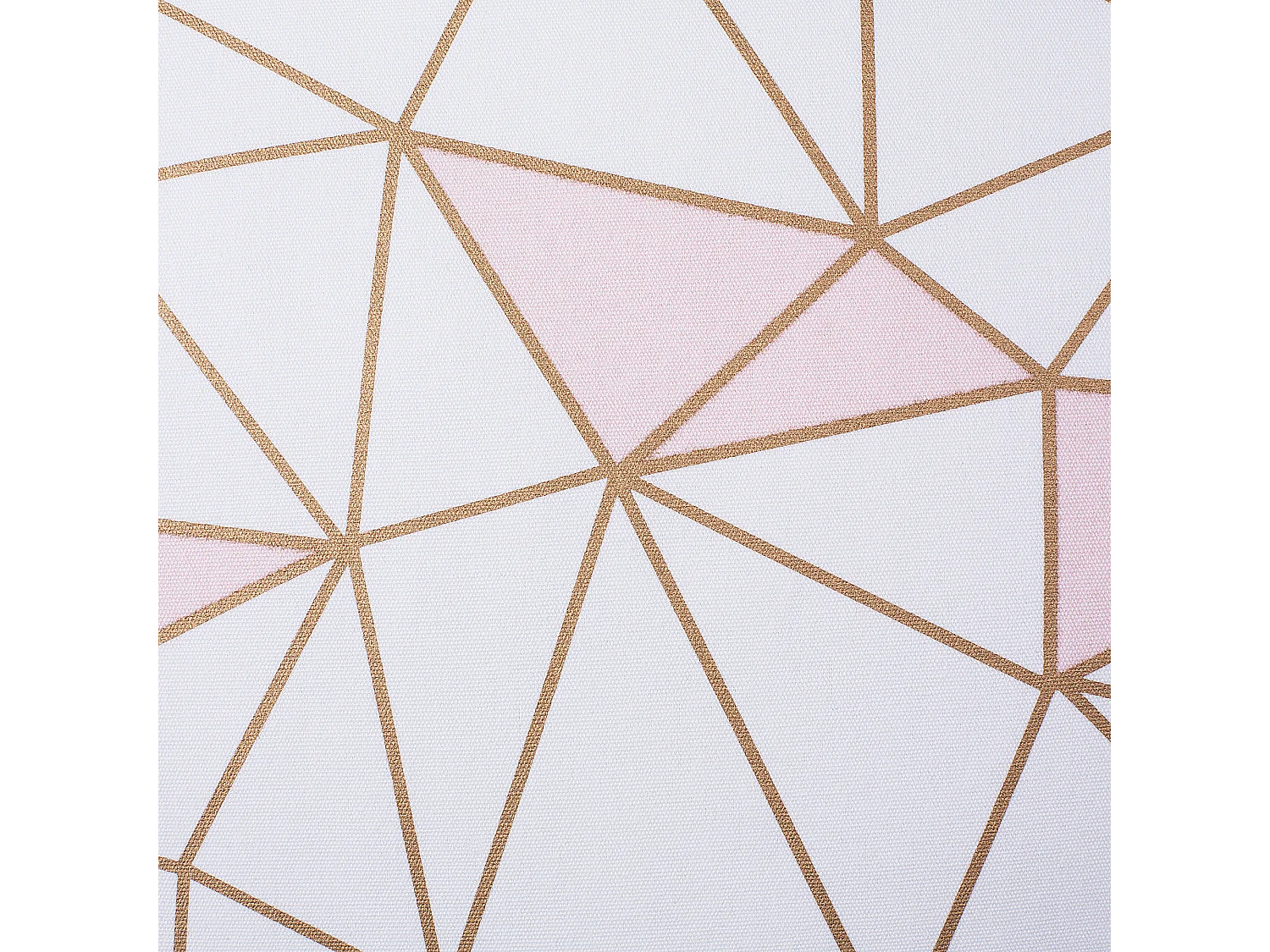 Zestaw 2 poduszek dekoracyjnych CLARKIA Bawełna 45 x 45 cm Różowy Wzór geometryczny