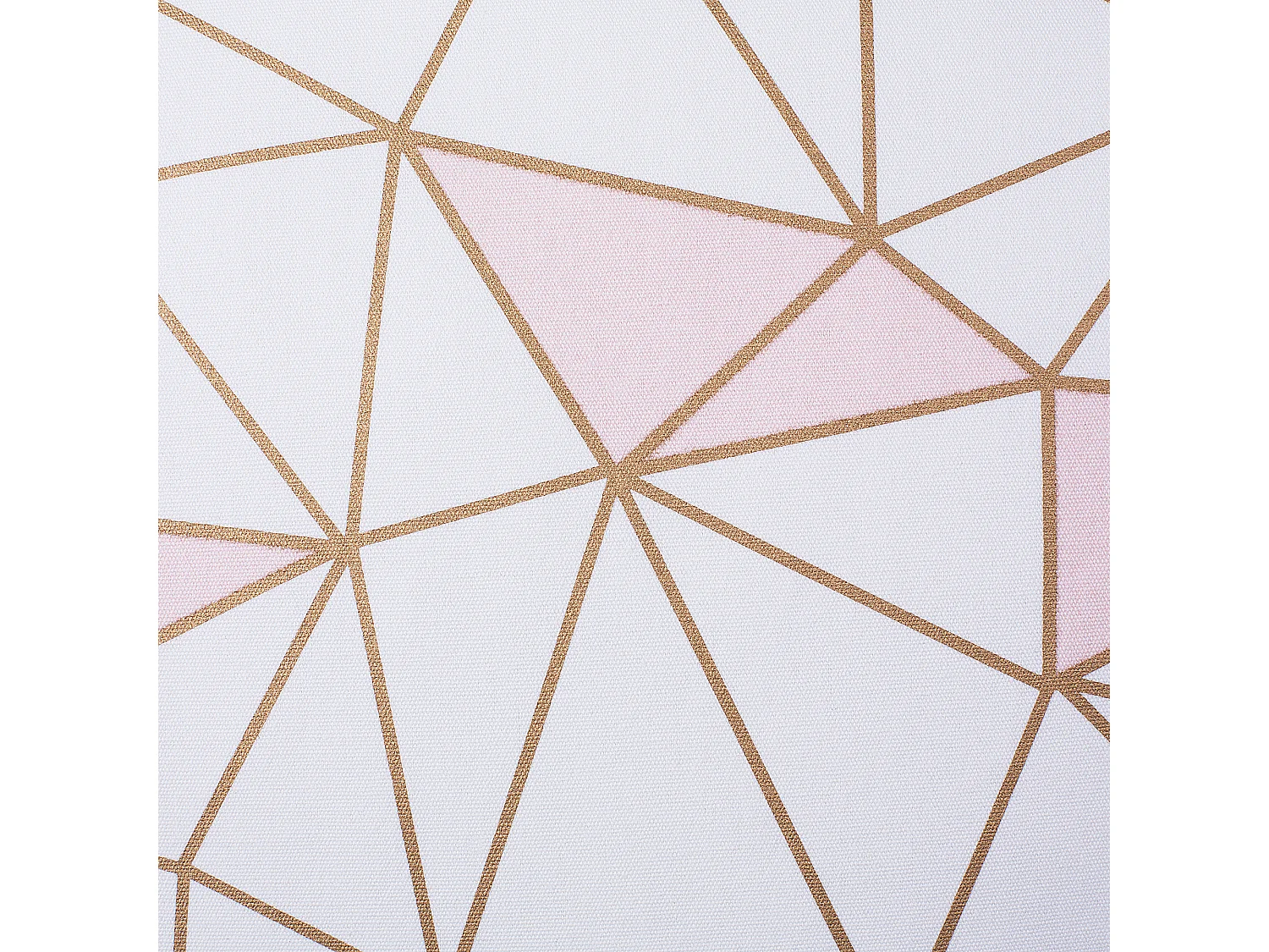 Set di 2 cuscini CLARKIA Cotone 45 x 45 cm Rosa Trama geometrica