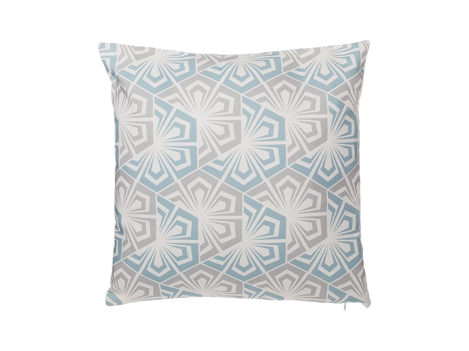 Set di 2 cuscini PRIMROSE 45 x 45 cm Azzurro Trama Ikat