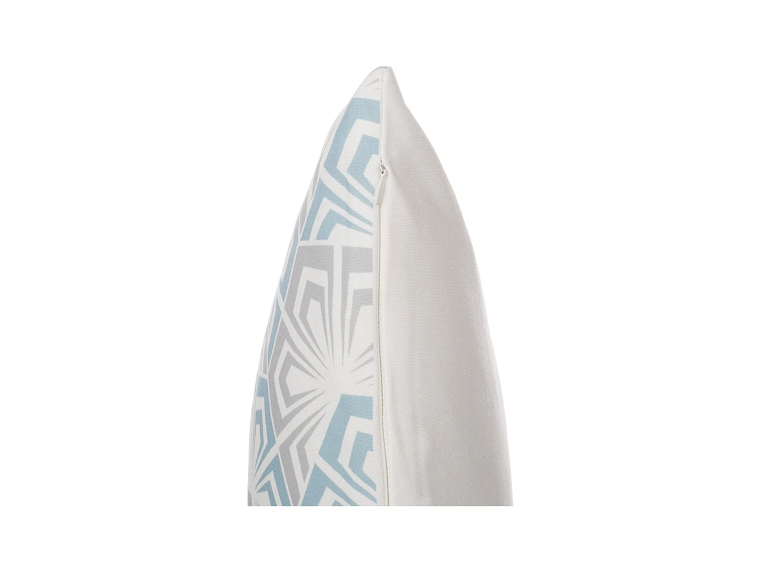 Set di 2 cuscini PRIMROSE 45 x 45 cm Azzurro Trama Ikat