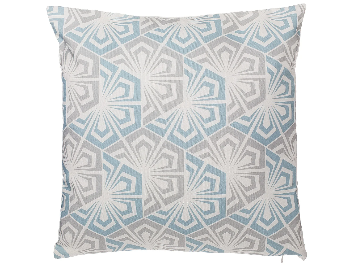 Lot de 2 coussins décoratifs PRIMROSE 45 x 45 cm Bleu clair Ikat