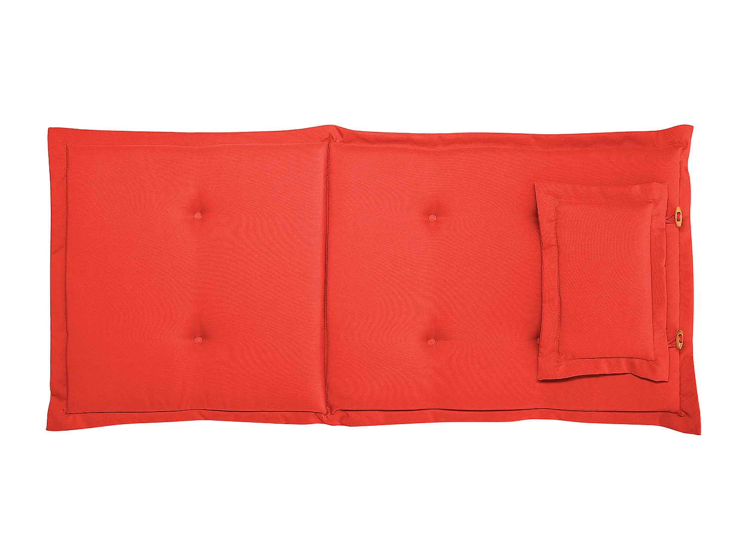 Auflage für Stuhl Toscana Polyester 45x50 cm Hellrot mit Kissen UV-beständig