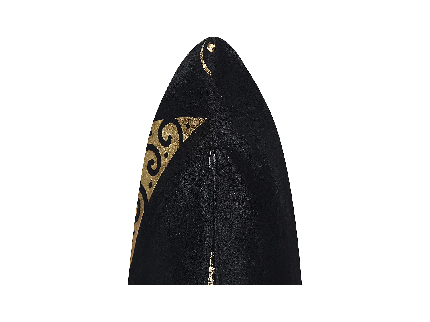 Set van 2 decoratieve kussens URSINIA Fluweel 45 x 45 cm Goud Oosters patroon