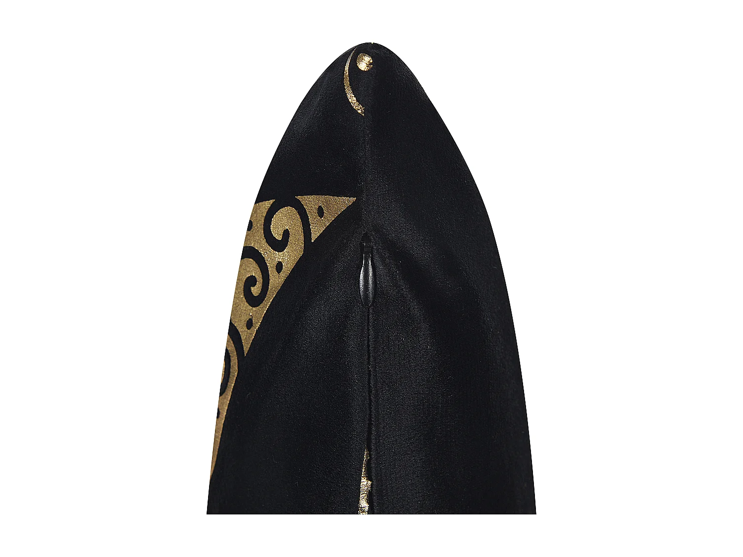 Set van 2 decoratieve kussens URSINIA Fluweel 45 x 45 cm Goud Oosters patroon