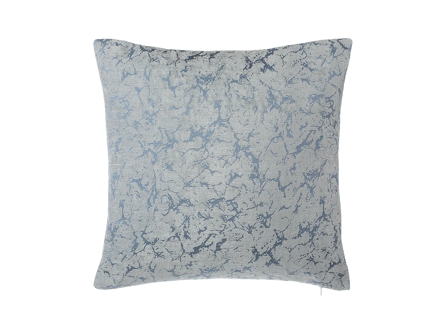 Dekokissen Struktur Samt hellgrau 45 x 45 cm im 2er Set Wisteria