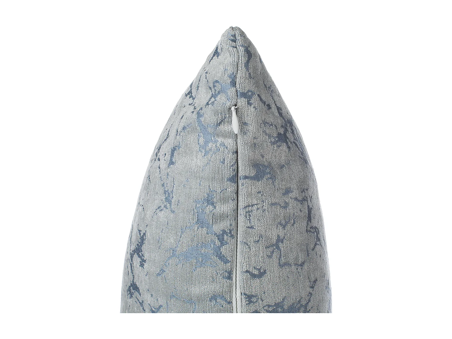 Lot de 2 coussins décoratifs WISTERIA 45 x 45 cm Gris clair Unicolore