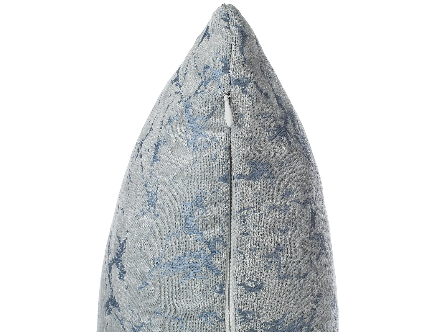 Lot de 2 coussins décoratifs WISTERIA 45 x 45 cm Gris clair Unicolore