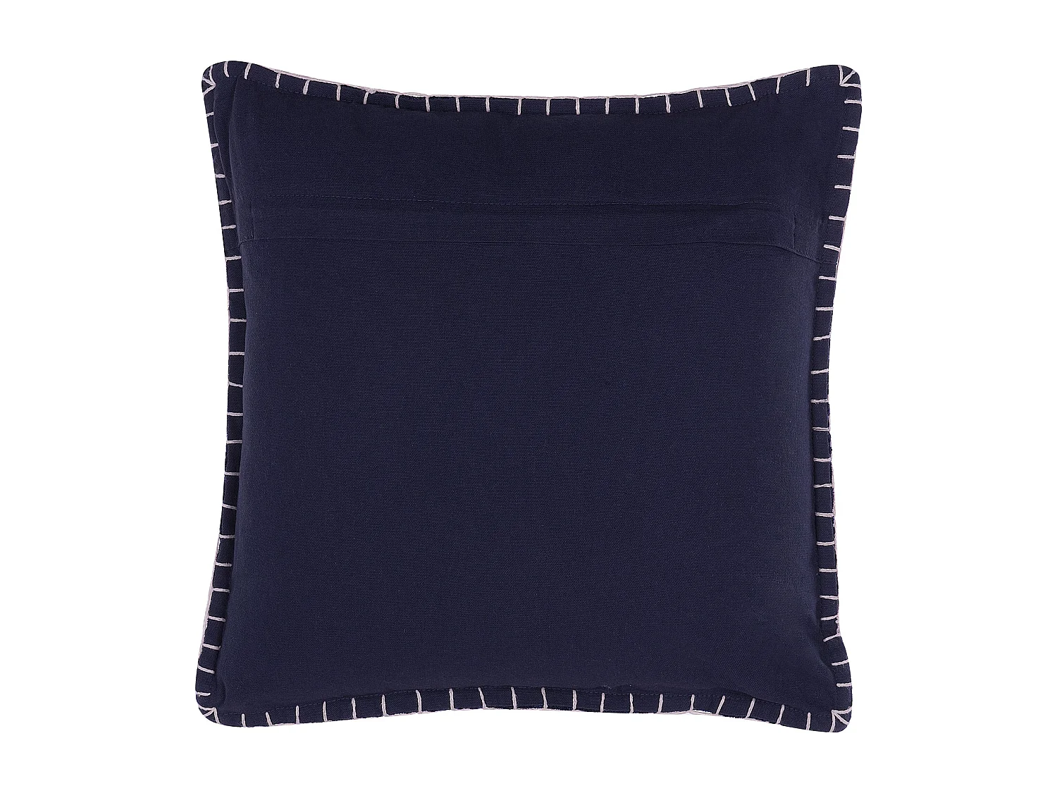 Coussin MELUR 45 x 45 cm Bleu foncé Ikat