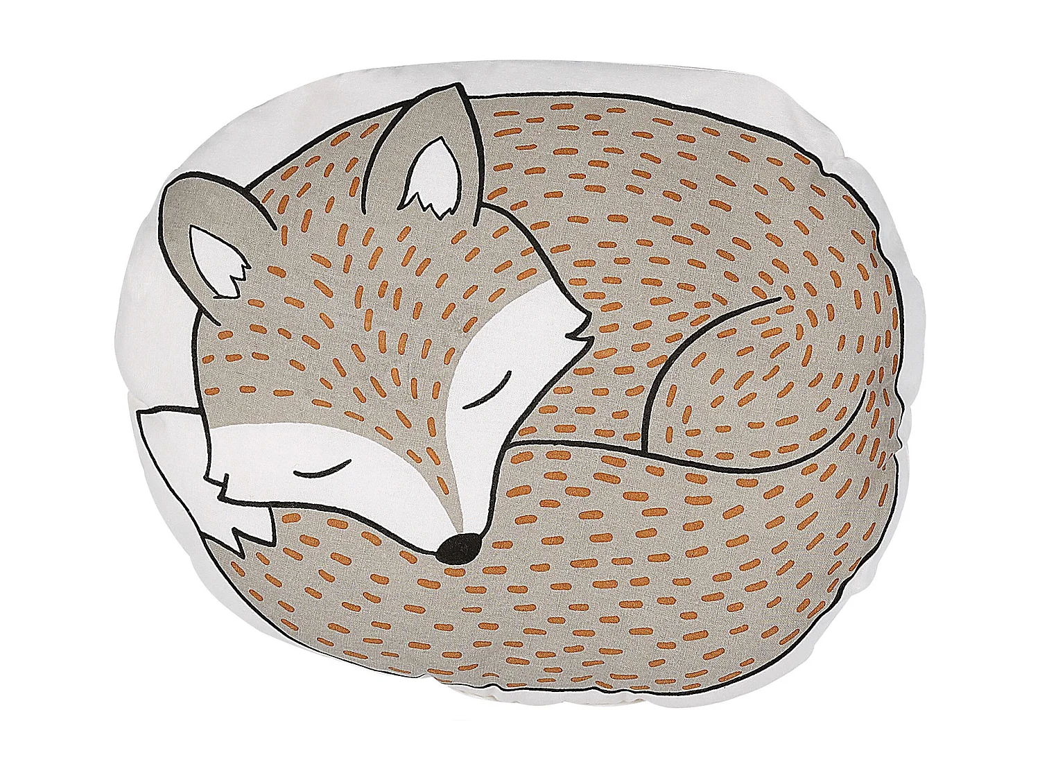 Lot de 2 coussins DHANBAD Bouclé 50 x 40 cm Pour enfants Gris