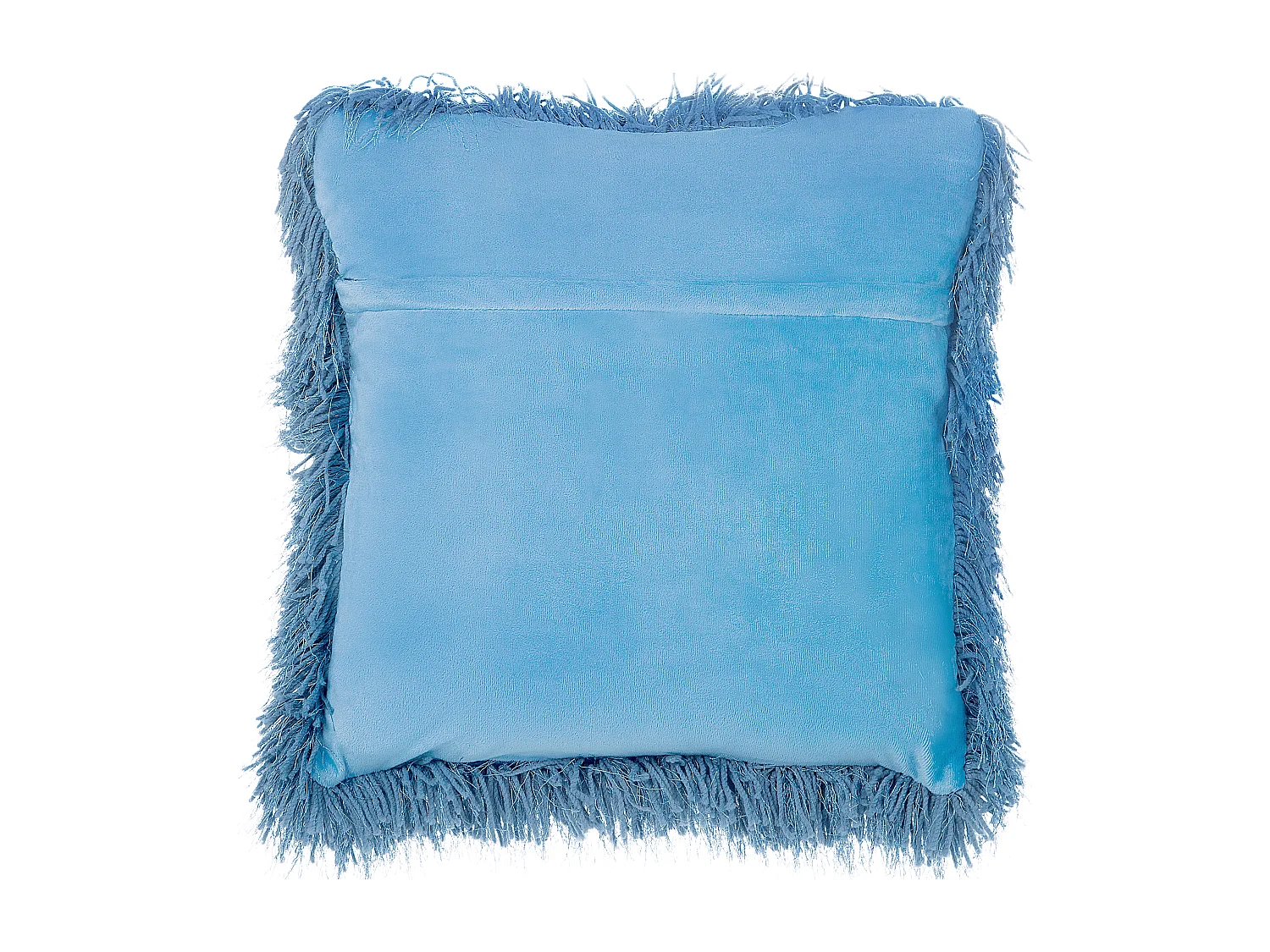 Conjunto de 2 cojines decorativos CIDE 45 x 45 cm Azul Liso