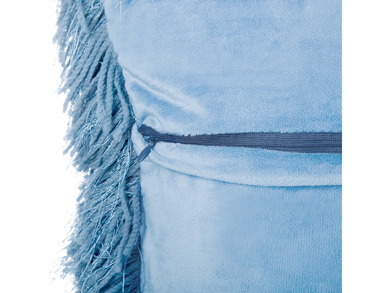 Conjunto de 2 cojines decorativos CIDE 45 x 45 cm Azul Liso