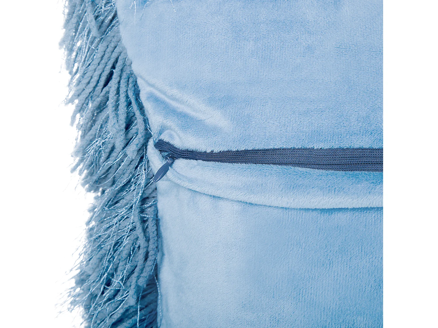 Lot de 2 coussins décoratifs CIDE 45 x 45 cm Bleu Unicolore