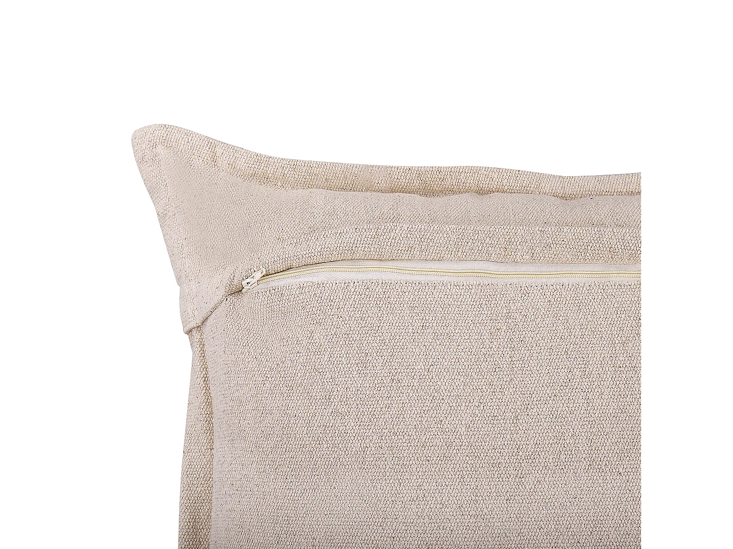 Set di 2 cuscini HENTEPE Cotone 45 x 45 cm Nero Trama geometrica