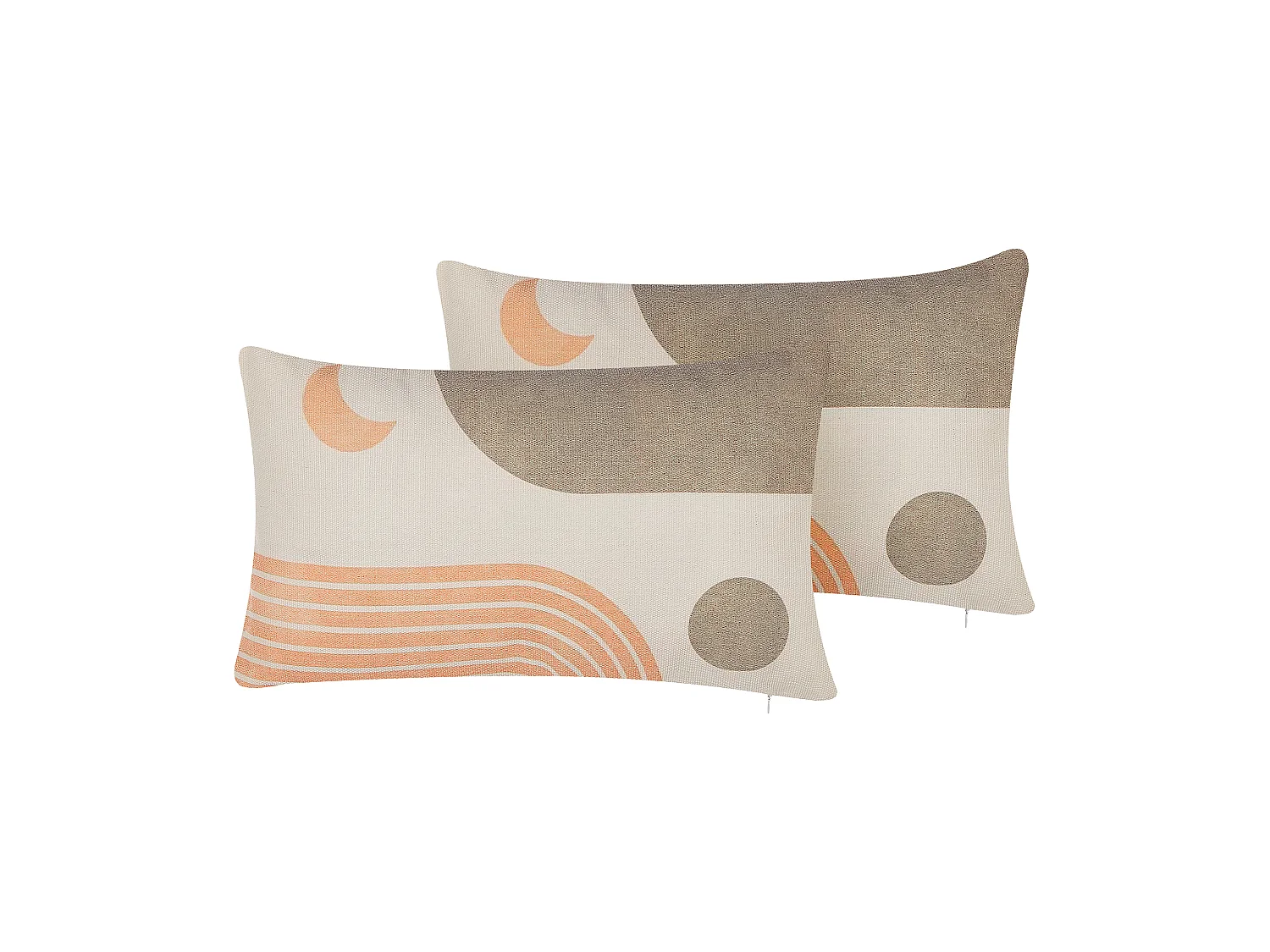 Set van 2 decoratieve kussens MELAMPODIUM 30 x 50 cm Multicolor Abstract patroon